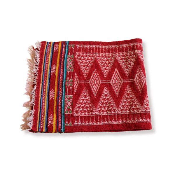 Tunisian Traditional Carpet in Red